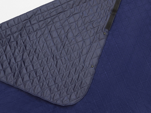 Пончо Cappy с капюшоном на липучке в мешке, темно-синий - рис 10.