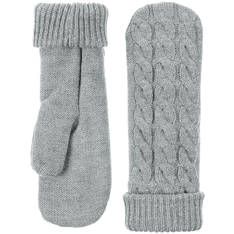 Варежки Heat Trick, серебристо-серый меланж - рис 3.