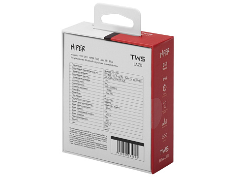 Беспроводные наушники HIPER TWS Lazo X12 White (HTW-LX12) Bluetooth 5.3 гарнитура, Белый (Р) - рис 5.