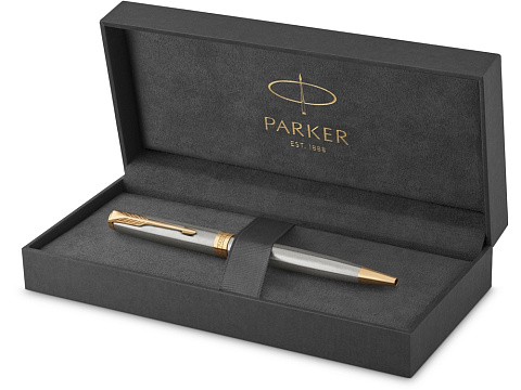 Ручка шариковая Parker Sonnet Core Stainless Steel CT, серебристый - рис 4.