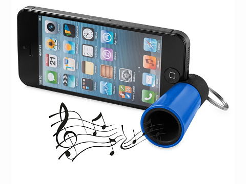 Усилитель-подставка для смартфона Sonic, ярко-синий - рис 4.