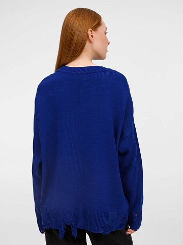 Джемпер Sharpick, темно-синий (кобальт) - рис 10.