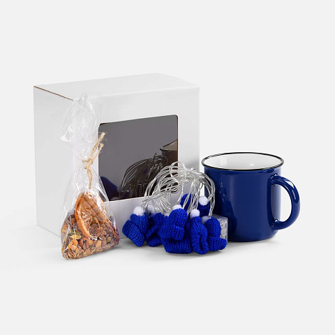 Набор Warm Holly, синий - рис 2.