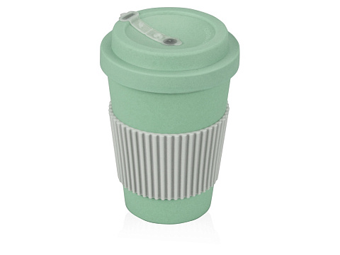 Термокружка Muffin из натуральных волокон, оливковый