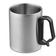 Стальная кружка с двойными стенками Climber Max, 450 мл, черный