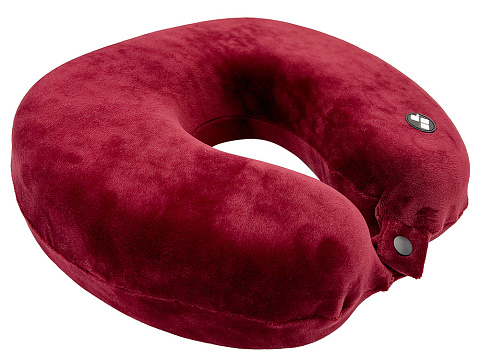 Подушка для путешествий с эффектом памяти Мемо Drowsy Marsala - рис 2.