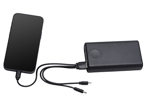 Внешний беспроводной аккумулятор 2-в-1 с функцией зарядки Apple Watch, QC/PD AtomIQ, 10000 мАч, черный - рис 9.