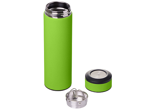 Вакуумный термос Vacuum Flask C1, soft touch, 420мл, зеленое яблоко - рис 2.