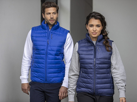 Женский утепленный жилет Pallas  из переработанных материалов по стандарту GRS - Сплошной черный - рис 6.