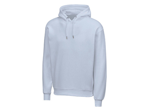 Толстовка с капюшоном оверсайз Lisbon унисекс, небесно-голубой - рис 9.