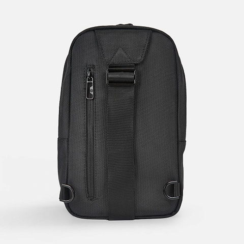 Рюкзак на одно плечо Discovery M, черный - рис 4.