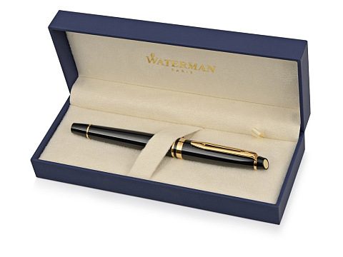 Ручка-роллер Waterman Expert 3, цвет: Black Laque GT, стержень: Fblk - рис 5.