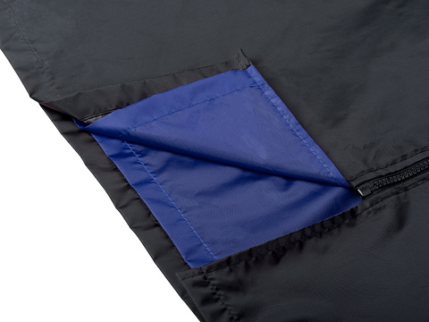 Дождевик Bi-color унисекс, синий классический/черный - рис 11.