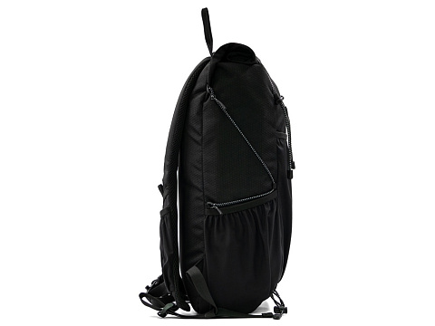 Легкий складывающийся рюкзак-мессенджер Venturer Eco, черный - рис 5.