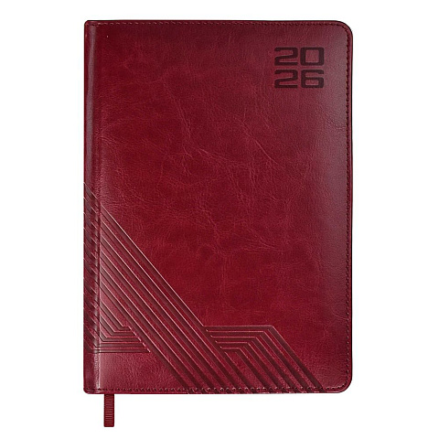 Ежедневник Faro, датированный, бордовый