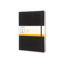 Записная книжка Moleskine Classic (в линейку), Хlarge (19х25 см), черный