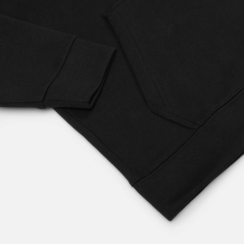 Худи оверсайз унисекс Snuggie, черное - рис 4.