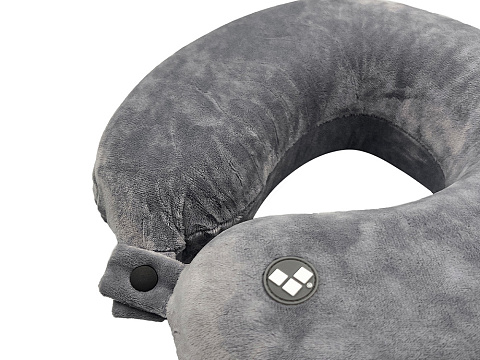 Подушка для путешествий с эффектом памяти Мемо Drowsy Grey - рис 4.