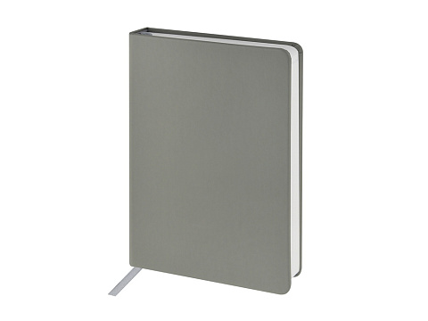 Ежедневник с каменной бумагой недатированный А5 Carrara, серый - рис 3.