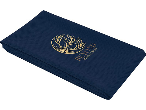 Althea спортивное полотенце 50х100 см - Темно - синий - рис 4.