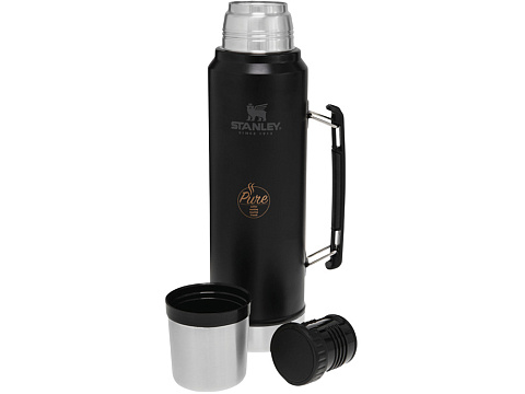 Stanley Classic бутылка объемом 1000 мл - Черный матовый - рис 4.