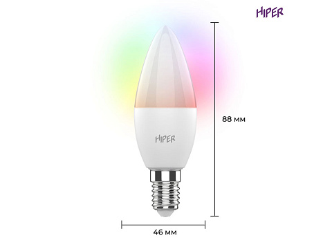 Умная Wi-Fi лампочка HIPER IoT CLED M2 - рис 3.