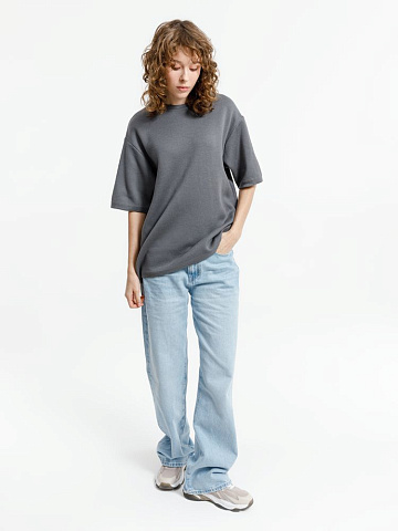 Джемпер с коротким рукавом Siluetti Volumica, серый - рис 5.