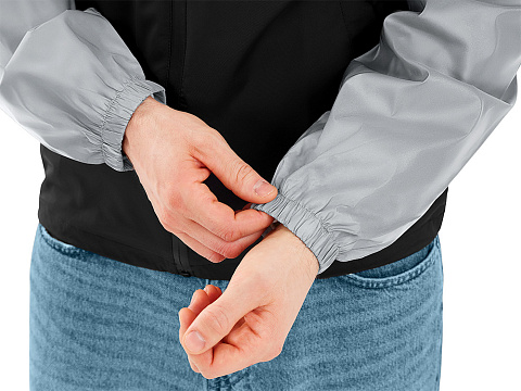 Ветровка светоотражающая Рефлектор гибрид, светоотражающий/черный - рис 9.