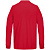 Рубашка поло унисекс с длинным рукавом Pacific LSL, красная - миниатюра - рис 3.