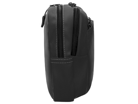 Несессер TORBER Mobi, черный, полиэстер 900D с PU покрытием, 27 х 18 х 6 см - рис 3.