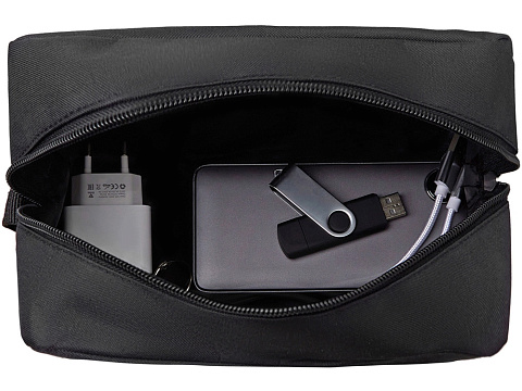 Органайзер для электроники и проводов Carriage, черный - рис 2.