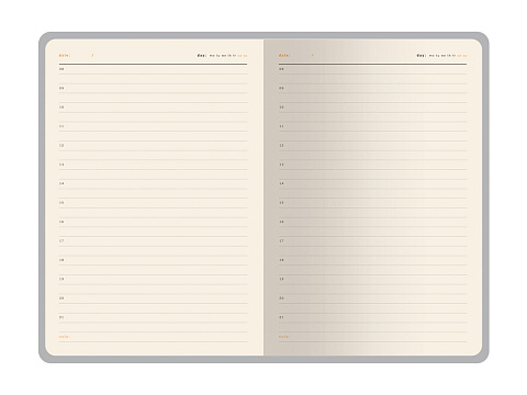 Ежедневник недатированный А5 Boston, черный (желтый обрез) - рис 6.