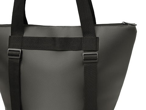 Сумка-холодильник Cool XL с двумя лямками на плечо, темно-серый - рис 4.