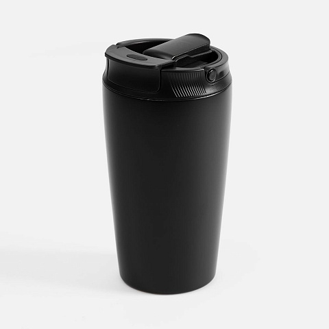 Термостакан с двумя поильниками Duetta, черный - рис 2.