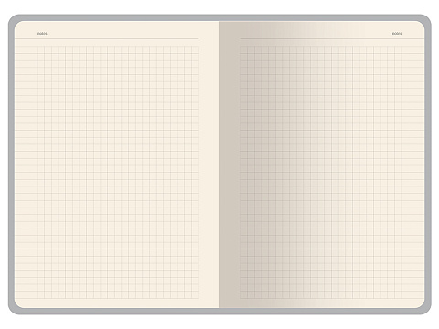 Бизнес-тетрадь А5 Pragmatic Contrast, 40 листов в клетку, темно-синий с бирюзовым срезом - рис 4.