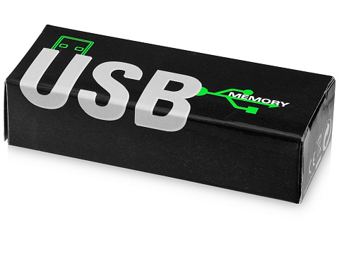 Флеш-карта Rotate Metallic USB 2.0 на 4 Gb, черный - рис 4.