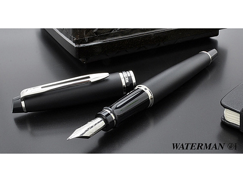 Перьевая ручка Waterman Expert 3, цвет: Matte Black CT, перо: F - рис 3.