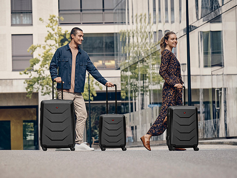 Чемодан WENGER Prymo, чёрный, малый, 40х55х20 см, 36 л, ABS+PC - рис 10.