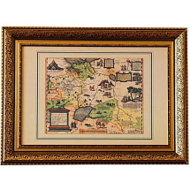 Карта России, Московии и Тартарии Дженкинсона