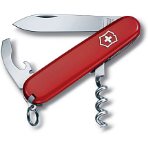 Нож перочинный VICTORINOX Waiter, 84 мм, 9 функций, красный