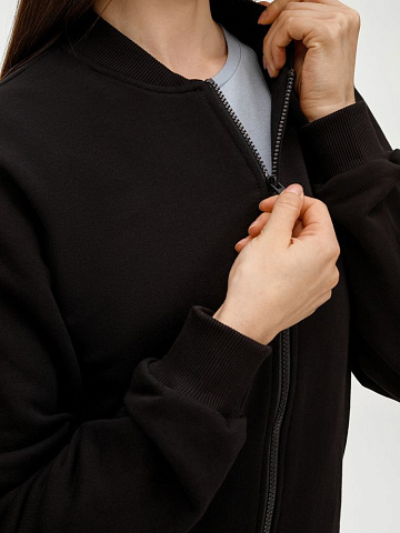 Бомбер унисекс Townie, черный - рис 11.