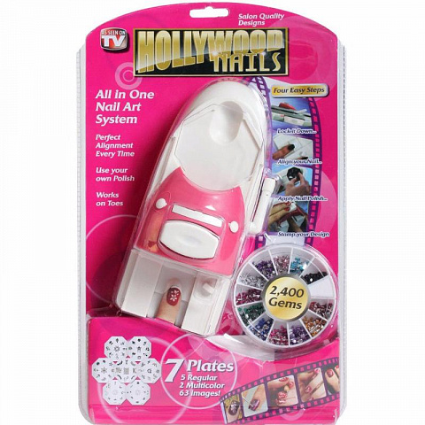 Принтер-штамп для ногтей Hollywood Nails - рис 4.