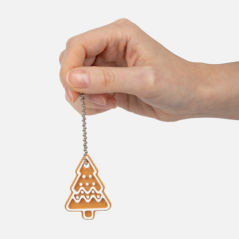 Мини-подвеска «Пряник», елочка - рис 3.