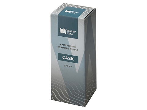 Вакуумная термобутылка Cask Waterline, soft touch, 500 мл, белый (Р) - рис 7.