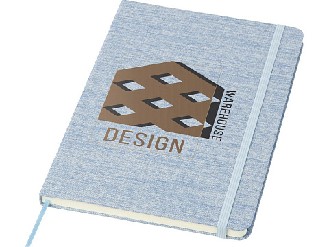 Ramona хлопковый блокнот формата А5 - Светло-синий - рис 4.