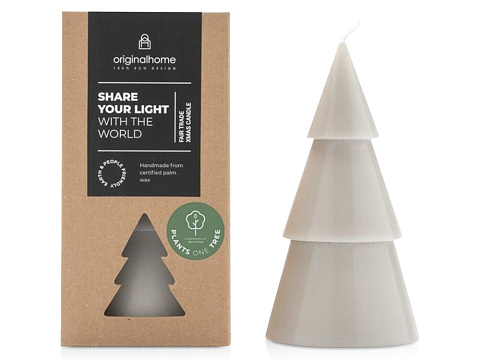 Orginal Home рождественская елочная свеча матча - L - Светло-серый