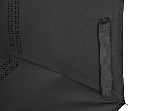 Зонт-трость наоборот Inversa, полуавтомат, черный - рис 6.