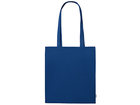 Шоппер Basio из переработанного хлопка 280 г, синий - рис 2.