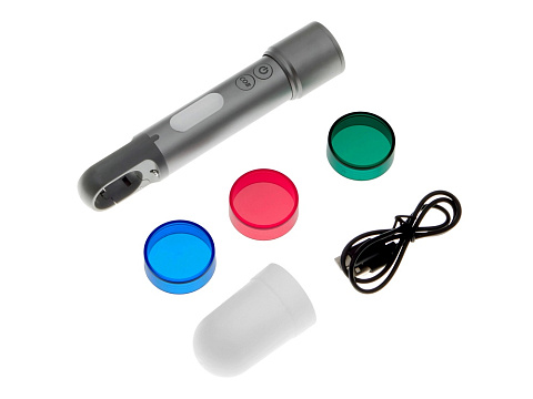 Фонарь аккумуляторный с регулируемым фокусом Vortez, 9 режимов, 650 Лм - рис 7.