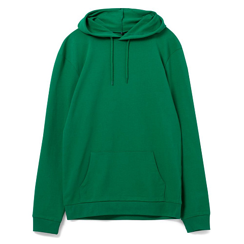 Толстовка с капюшоном унисекс Hoodie, зеленая - рис 2.